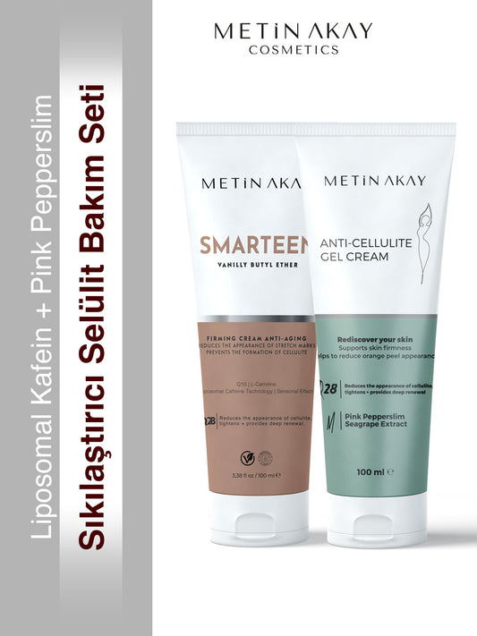Sıkılaştırıcı Selülit Bakım Seti – Liposomal Kafein + Pink Pepperslim