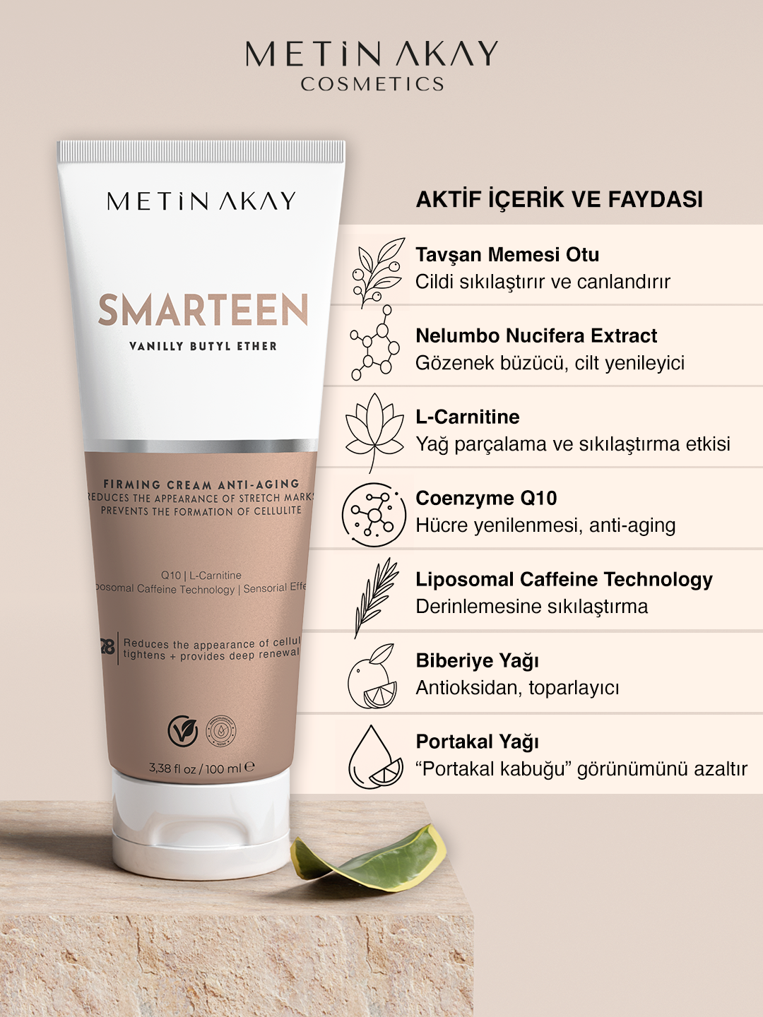Sıkılaştırıcı Çatlak Kremi – Q10 & Smarteen