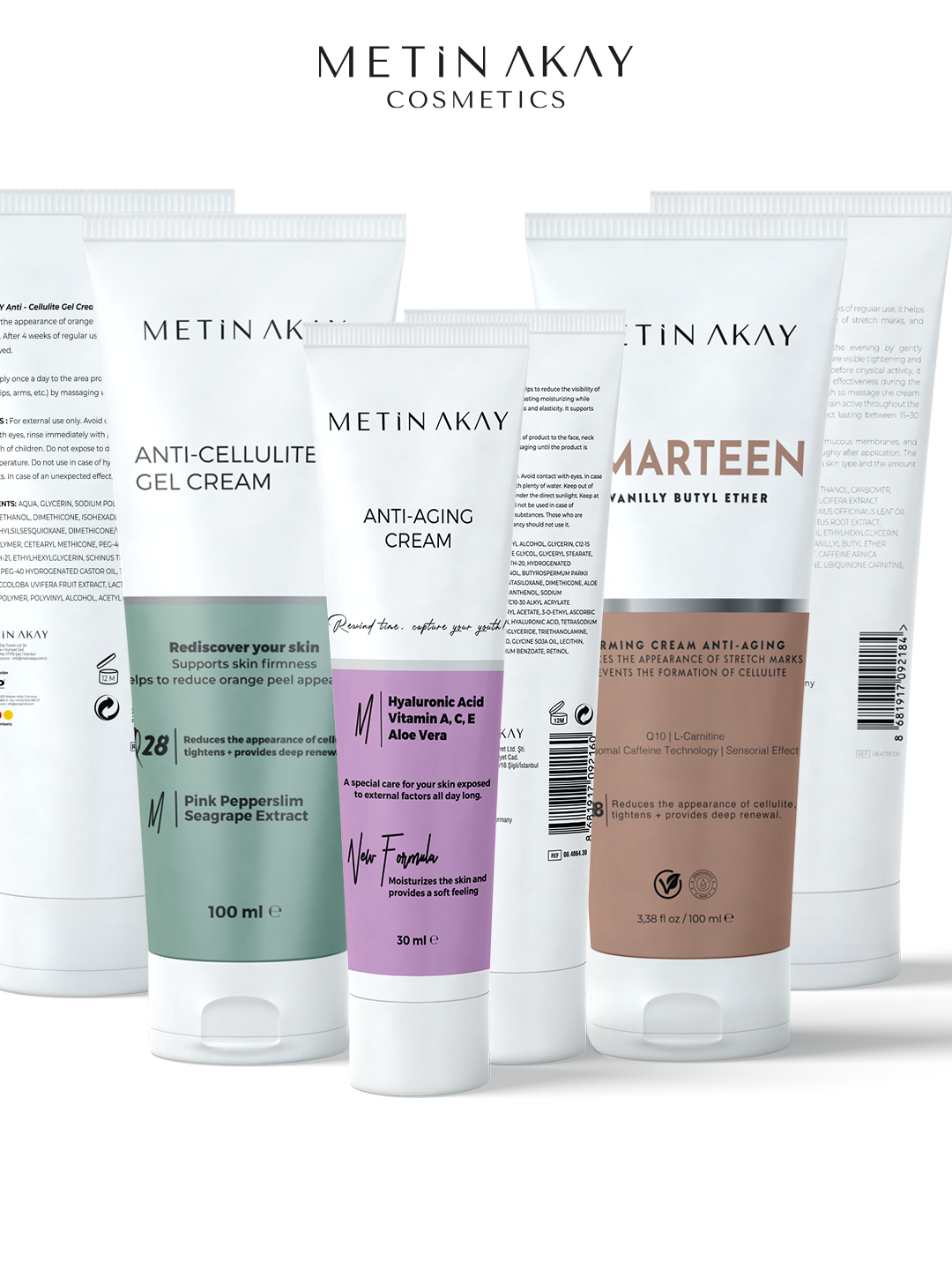 3’lü Premium Bakım Seti – Sıkılaştırıcı, Anti-Selülit & Anti-Aging
