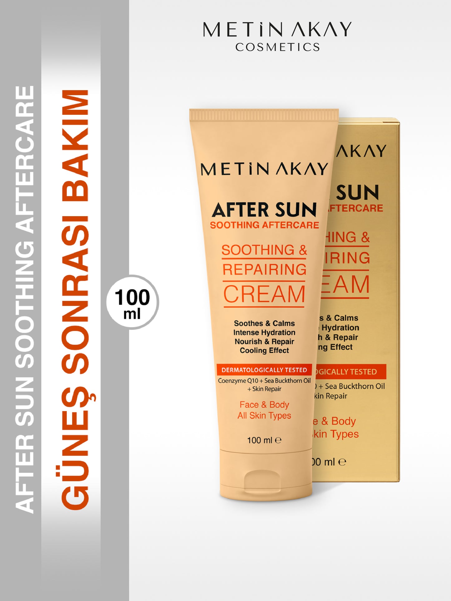 After Sun Soothing Aftercare – Soothing & Repairing Cream-Güneş Sonrası Bakım Kremi-100 ml