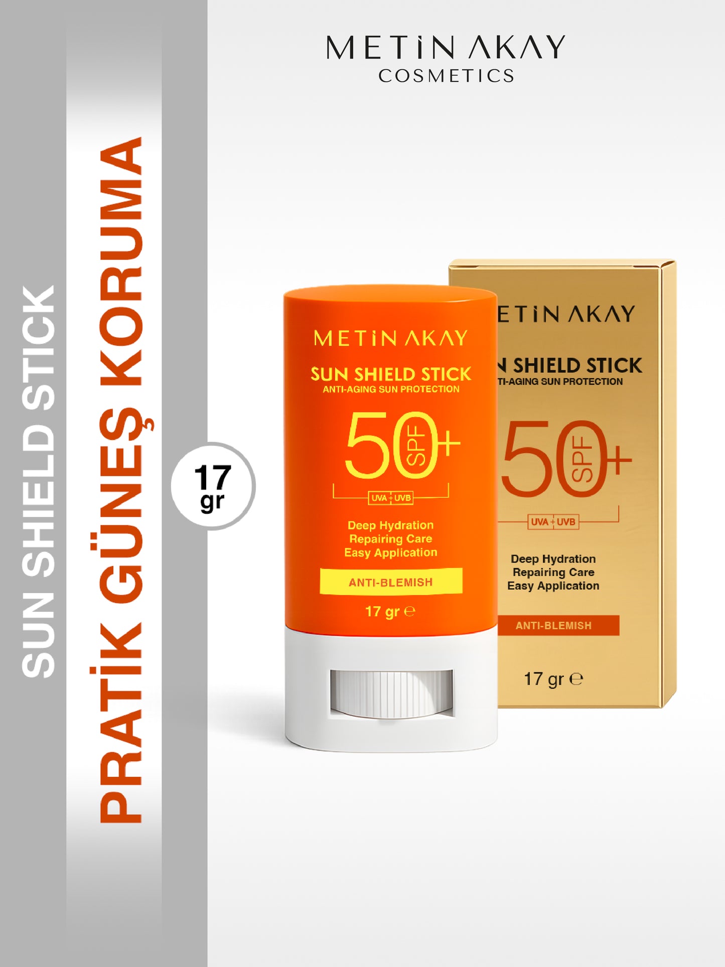 Sun Shield Stick 50 SPF + UVA/UVB Anti Blemish 17 Gr-Güneş Kremi Stick